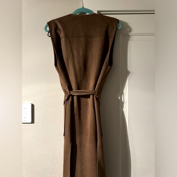 Marc New York Sleeveless Belted Coat/Vest Dress - Picture 7 of 9